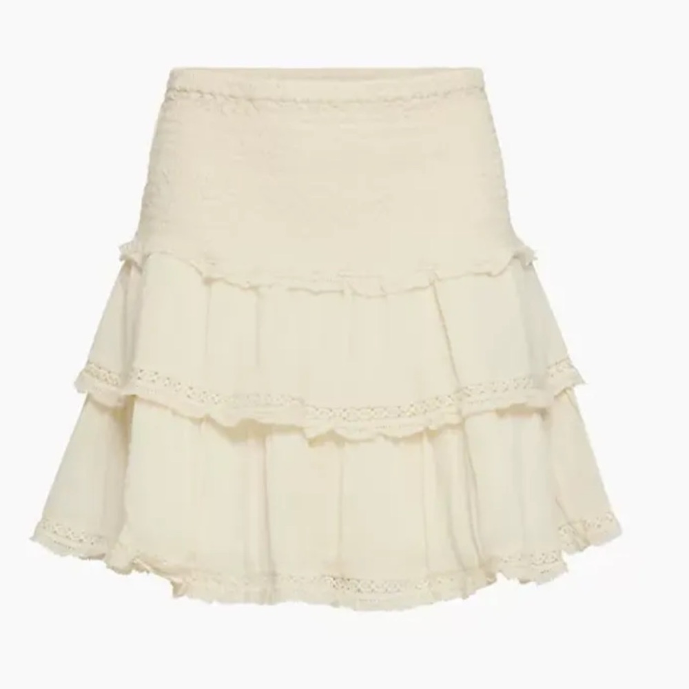 Aritzia Sunday best Paloma skirt medium birch NWT